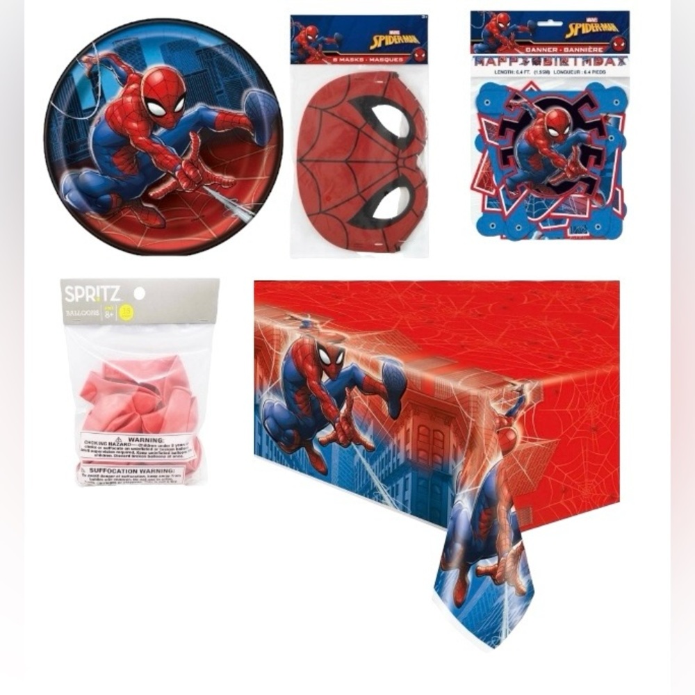 NWT SPIDERMAN Birthday Bundle